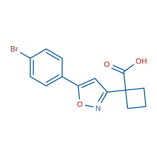 1-(5-(4-Bromophenyl)isoxazol-3-yl)cyclobutanecarboxylic acid 1g