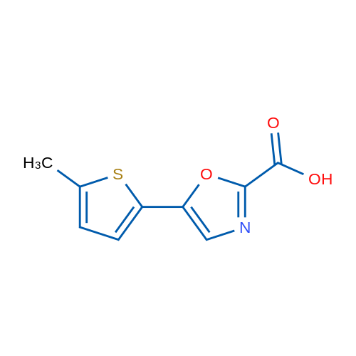 5-(5-Methylthiophen-2-yl)oxazole-2-carboxylic acid 1g