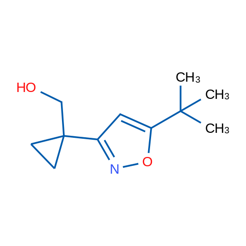 (1-(5-(tert-Butyl)isoxazol-3-yl)cyclopropyl)methanol 1g
