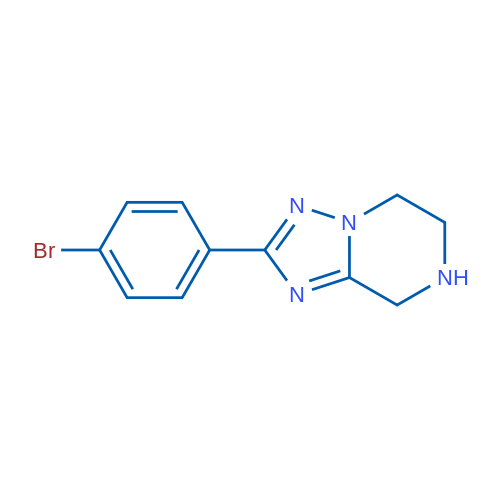 2-(4-Bromophenyl)-5,6,7,8-tetrahydro[1,2,4]triazolo[1,5-a]pyrazine 1g
