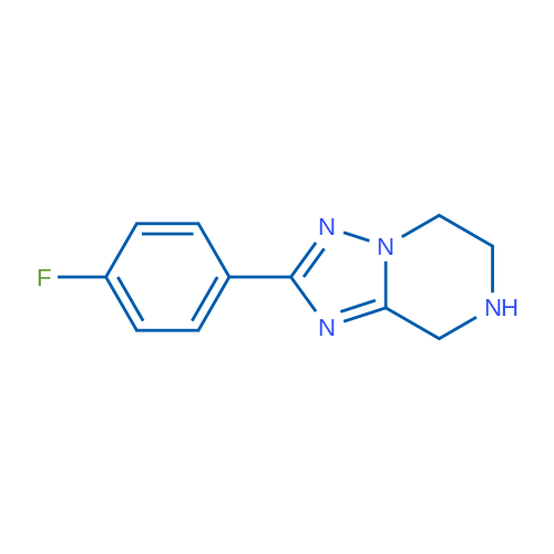 2-(4-Fluorophenyl)-5,6,7,8-tetrahydro[1,2,4]triazolo[1,5-a]pyrazine 1g