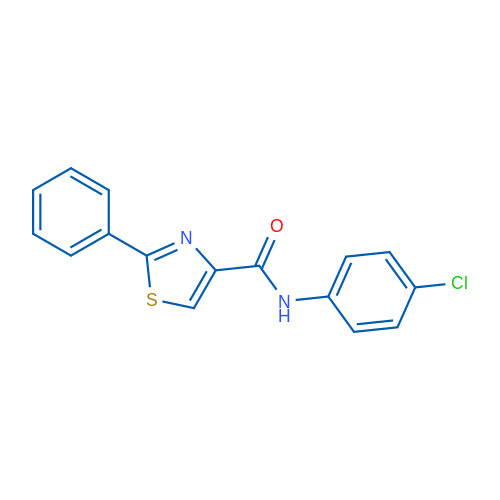 N-(4-Chlorophenyl)-2-phenyl-1,3-thiazole-4-carboxamide 1g