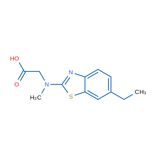 N-(6-ethyl-1,3-benzothiazol-2-yl)-n-methylglycine 1g