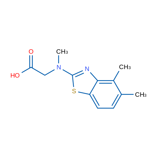 N-(4,5-dimethyl-1,3-benzothiazol-2-yl)-n-methylglycine 5g