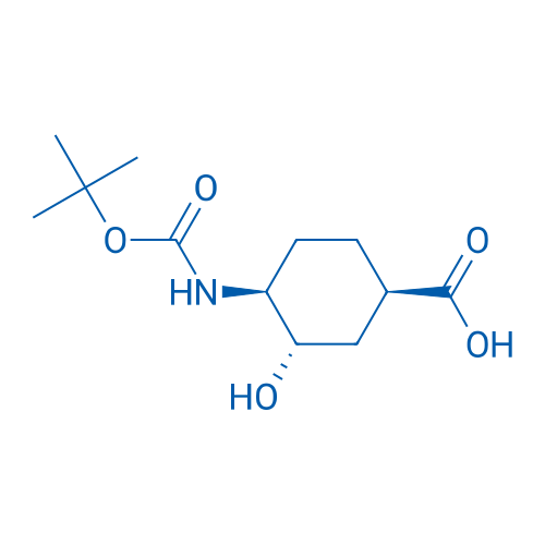 (1R,3S,4S)-4-{[(tert-butoxy)carbonyl]amino}-3-hydroxycyclohexane-1-carboxylic acid 100mg