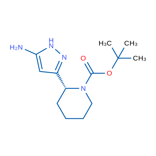 (R)-tert-Butyl 2-(5-amino-1H-pyrazol-3-yl)piperidine-1-carboxylate 1g