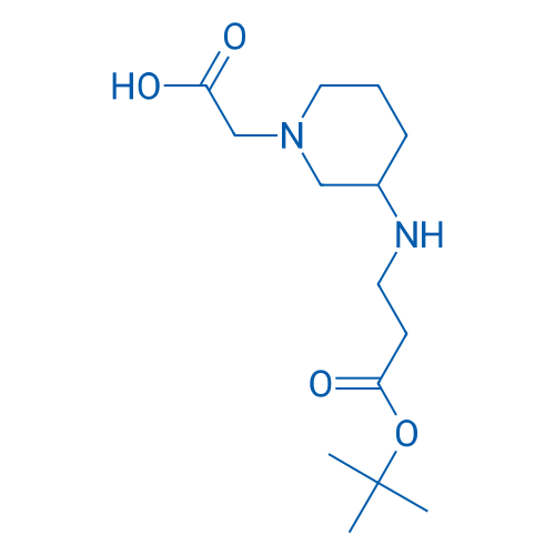 2-(3-((3-(tert-Butoxy)-3-oxopropyl)amino)piperidin-1-yl)acetic acid 1g