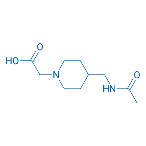 2-(4-(Acetamidomethyl)piperidin-1-yl)acetic acid 1g