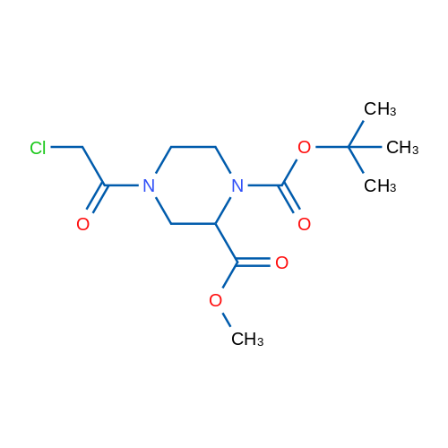 1-tert-Butyl 2-methyl 4-(2-chloroacetyl)piperazine-1,2-dicarboxylate 1g