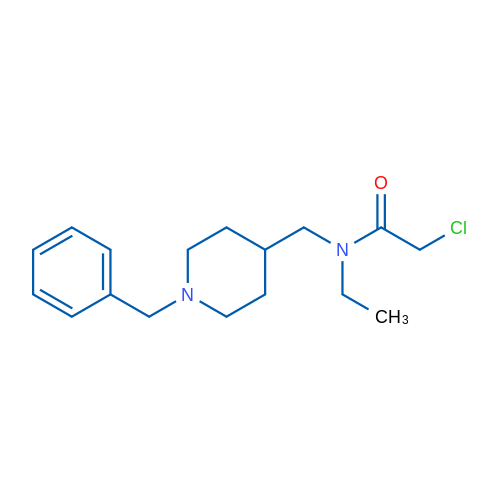 N-((1-Benzylpiperidin-4-yl)methyl)-2-chloro-N-ethylacetamide 1g