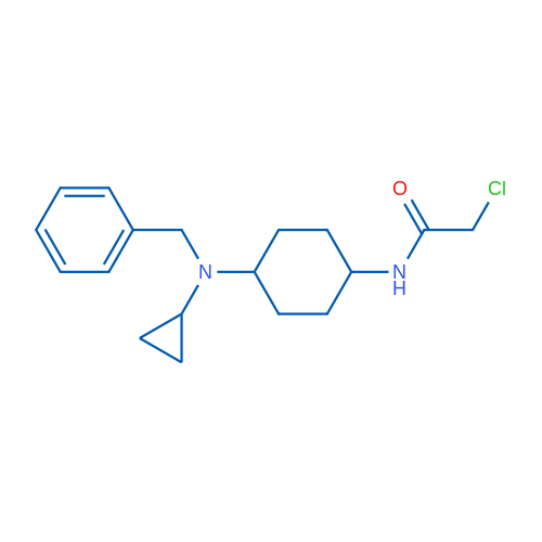 N-(4-(Benzyl(cyclopropyl)amino)cyclohexyl)-2-chloroacetamide 1g
