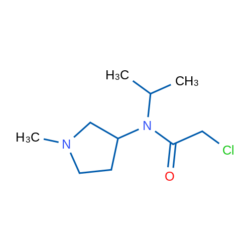2-Chloro-N-isopropyl-N-(1-methylpyrrolidin-3-yl)acetamide 1g