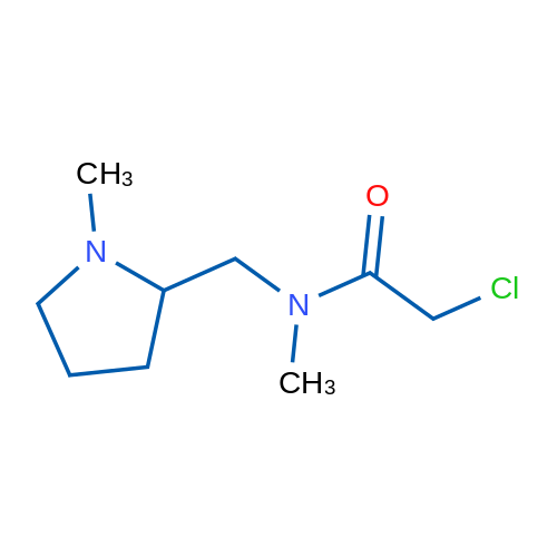 2-Chloro-N-methyl-N-((1-methylpyrrolidin-2-yl)methyl)acetamide 1g