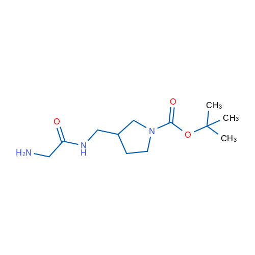 tert-Butyl 3-((2-aminoacetamido)methyl)pyrrolidine-1-carboxylate 1g