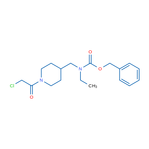 Benzyl ((1-(2-chloroacetyl)piperidin-4-yl)methyl)(ethyl)carbamate 1g