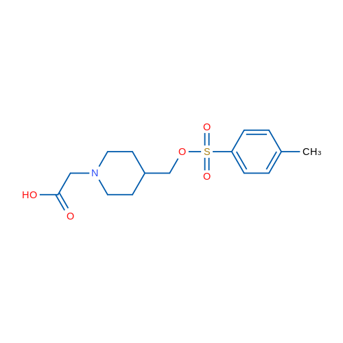 2-(4-((Tosyloxy)methyl)piperidin-1-yl)acetic acid 1g