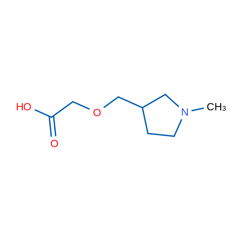 2-((1-Methylpyrrolidin-3-yl)methoxy)acetic acid 250mg