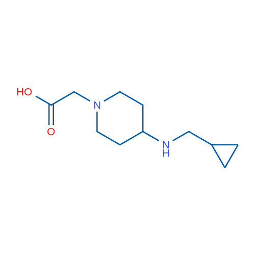 2-(4-((Cyclopropylmethyl)amino)piperidin-1-yl)acetic acid 1g