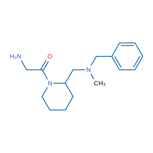 2-Amino-1-(2-((benzyl(methyl)amino)methyl)piperidin-1-yl)ethanone 1g