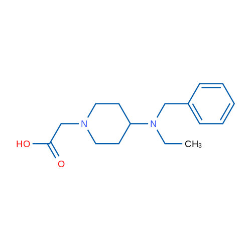 2-(4-(Benzyl(ethyl)amino)piperidin-1-yl)acetic acid 1g
