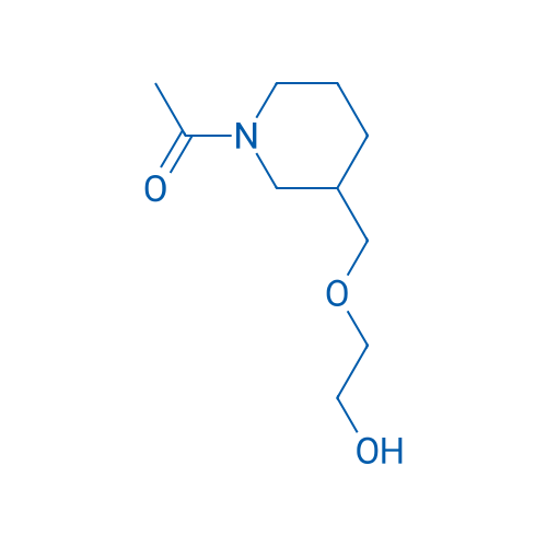 1-(3-((2-Hydroxyethoxy)methyl)piperidin-1-yl)ethanone 1g