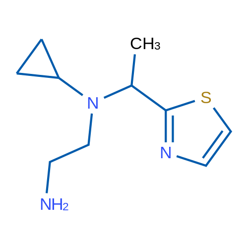 N1-Cyclopropyl-N1-(1-(thiazol-2-yl)ethyl)ethane-1,2-diamine 1g