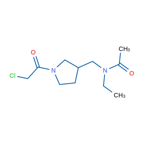 N-((1-(2-Chloroacetyl)pyrrolidin-3-yl)methyl)-N-ethylacetamide 1g