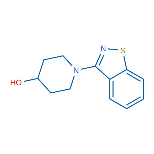 1-(Benzo[d]isothiazol-3-yl)piperidin-4-ol 1g