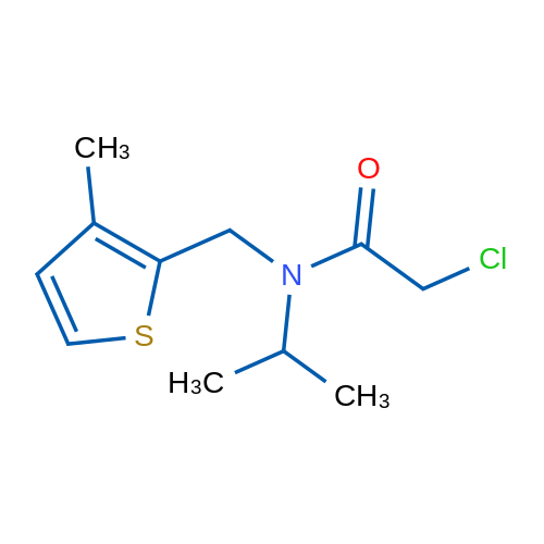 2-Chloro-N-isopropyl-N-((3-methylthiophen-2-yl)methyl)acetamide 1g