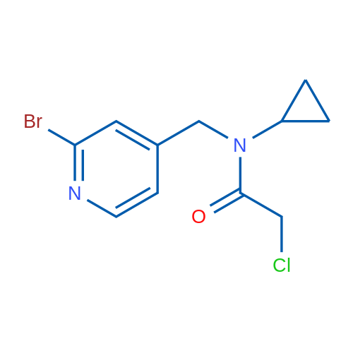 N-((2-Bromopyridin-4-yl)methyl)-2-chloro-N-cyclopropylacetamide 1g