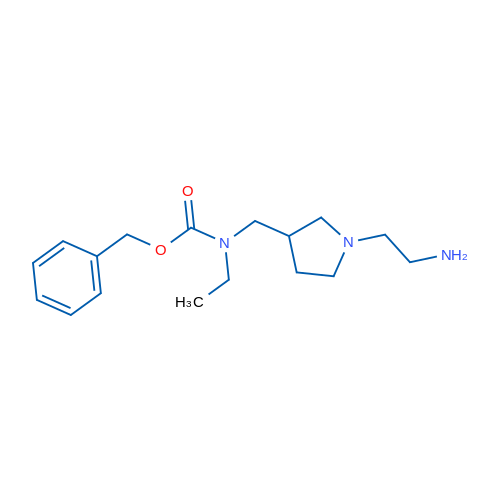 Benzyl ((1-(2-aminoethyl)pyrrolidin-3-yl)methyl)(ethyl)carbamate 1g
