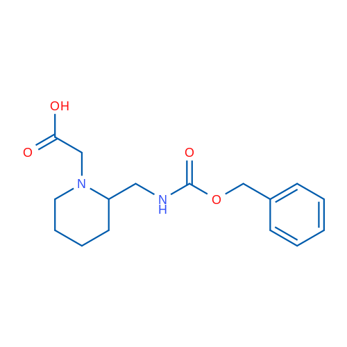 2-(2-((((Benzyloxy)carbonyl)amino)methyl)piperidin-1-yl)acetic acid 1g