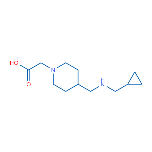 2-(4-(((Cyclopropylmethyl)amino)methyl)piperidin-1-yl)acetic acid 1g