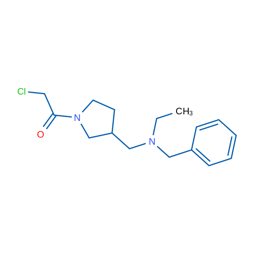 1-(3-((Benzyl(ethyl)amino)methyl)pyrrolidin-1-yl)-2-chloroethanone 1g