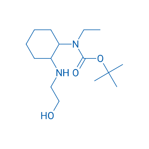 tert-Butyl ethyl(2-((2-hydroxyethyl)amino)cyclohexyl)carbamate 250mg