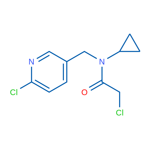 2-Chloro-N-((6-chloropyridin-3-yl)methyl)-N-cyclopropylacetamide 1g
