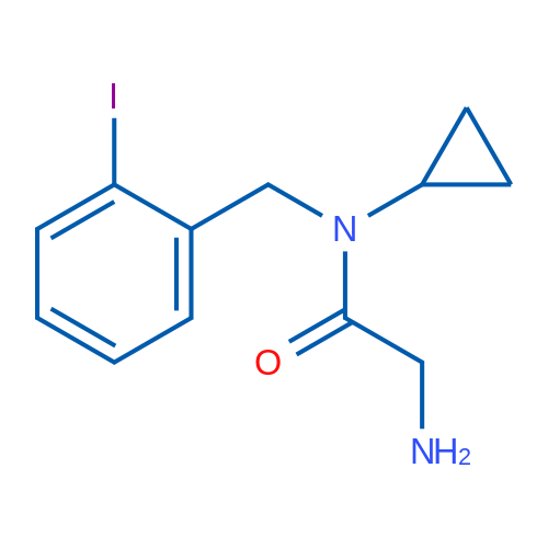2-Amino-N-cyclopropyl-N-(2-iodobenzyl)acetamide 1g