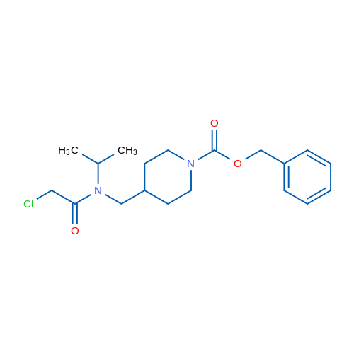Benzyl 4-((2-chloro-N-isopropylacetamido)methyl)piperidine-1-carboxylate 1g