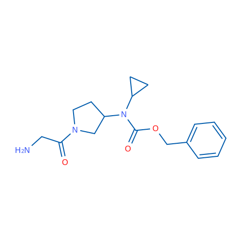 Benzyl (1-(2-aminoacetyl)pyrrolidin-3-yl)(cyclopropyl)carbamate 1g