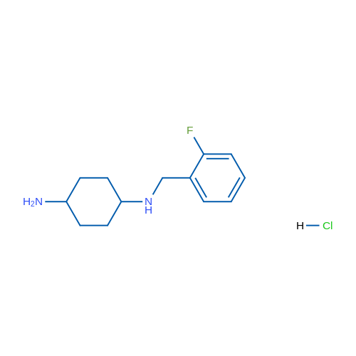 N1-(2-Fluorobenzyl)cyclohexane-1,4-diamine hydrochloride 1g