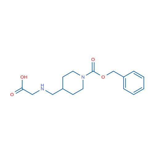 2-(((1-((Benzyloxy)carbonyl)piperidin-4-yl)methyl)amino)acetic acid 1g