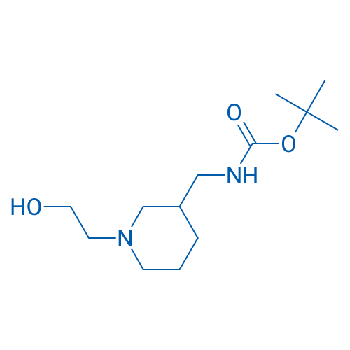 tert-Butyl ((1-(2-hydroxyethyl)piperidin-3-yl)methyl)carbamate 1g