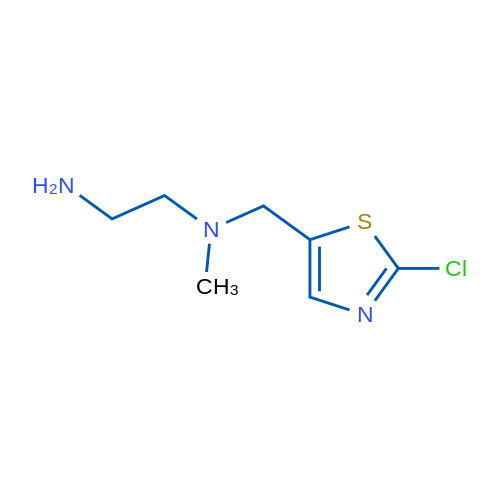N1-((2-Chlorothiazol-5-yl)methyl)-N1-methylethane-1,2-diamine 1g