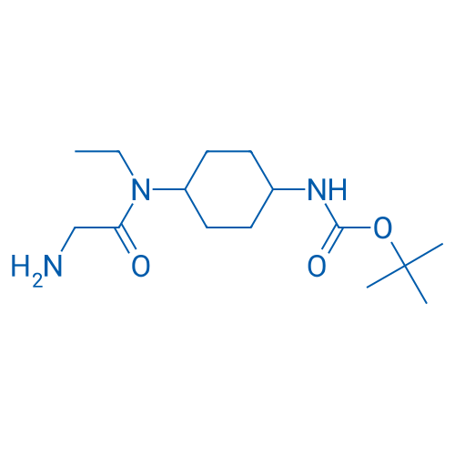 tert-Butyl (4-(2-amino-N-ethylacetamido)cyclohexyl)carbamate 1g