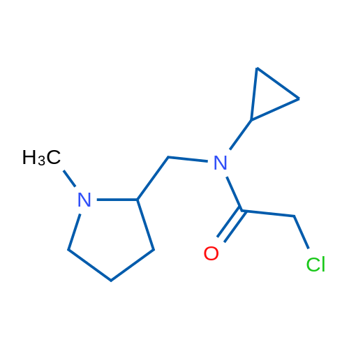 2-Chloro-N-cyclopropyl-N-((1-methylpyrrolidin-2-yl)methyl)acetamide 1g