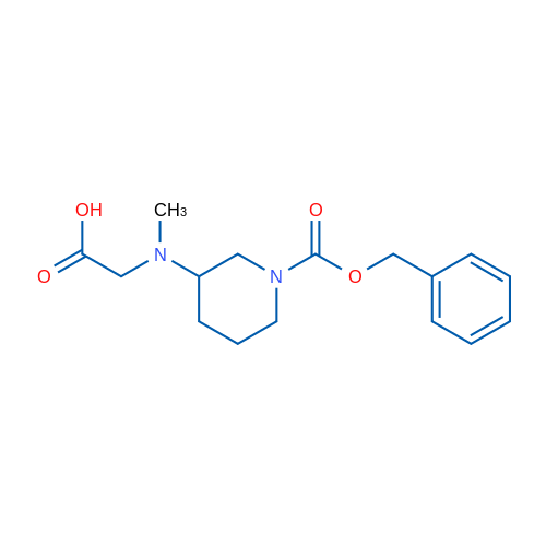 2-((1-((Benzyloxy)carbonyl)piperidin-3-yl)(methyl)amino)acetic acid 1g