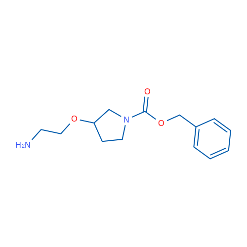 Benzyl 3-(2-aminoethoxy)pyrrolidine-1-carboxylate 1g