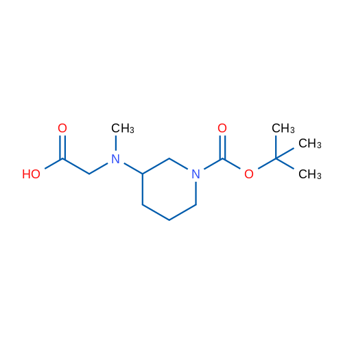 2-((1-(tert-Butoxycarbonyl)piperidin-3-yl)(methyl)amino)acetic acid 1g