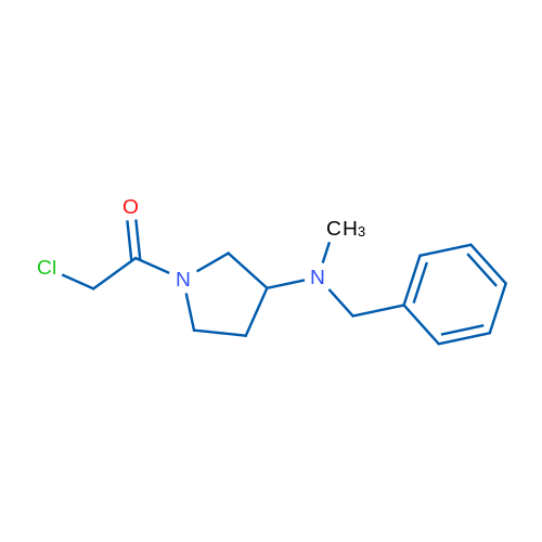 1-(3-(Benzyl(methyl)amino)pyrrolidin-1-yl)-2-chloroethanone 1g