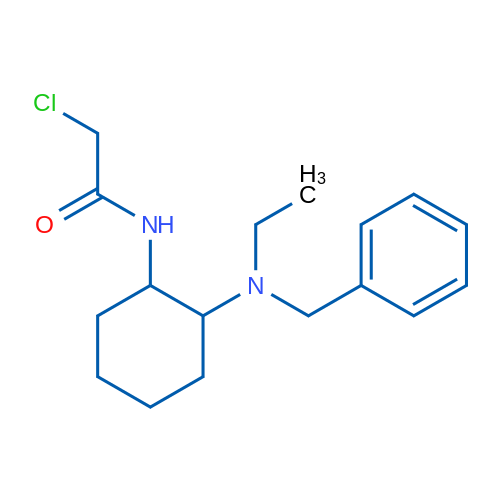 N-(2-(Benzyl(ethyl)amino)cyclohexyl)-2-chloroacetamide 1g